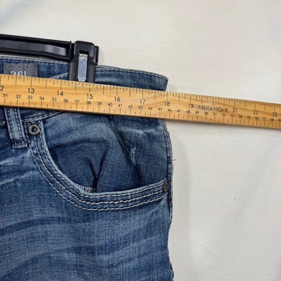 BKE Tyler Mens Size 36L Dark Fade Boot Cut Cowboy Western Zip Fly - Picture 6 of 11